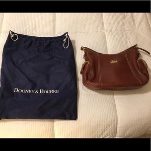 Brown Dooney & Bourke shoulder bag with dust bag!
